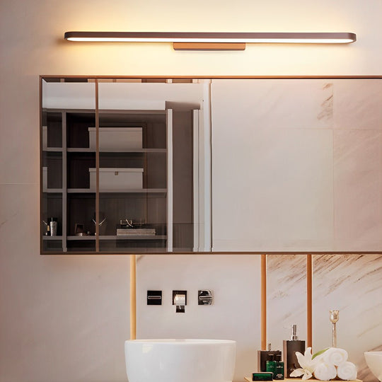 Annular Ring-Shaped LED Bathroom Vanity Light with 3-Step Dimming