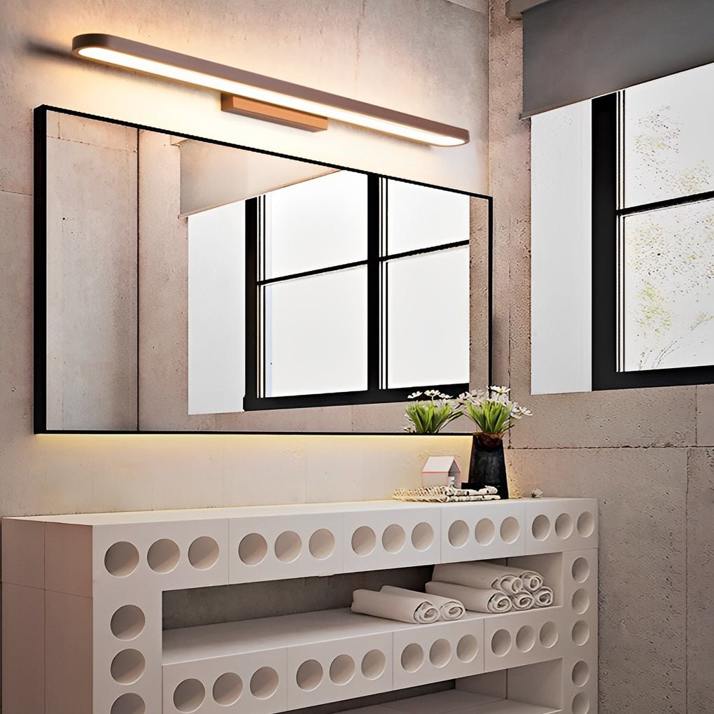 Annular Ring-Shaped LED Bathroom Vanity Light with 3-Step Dimming