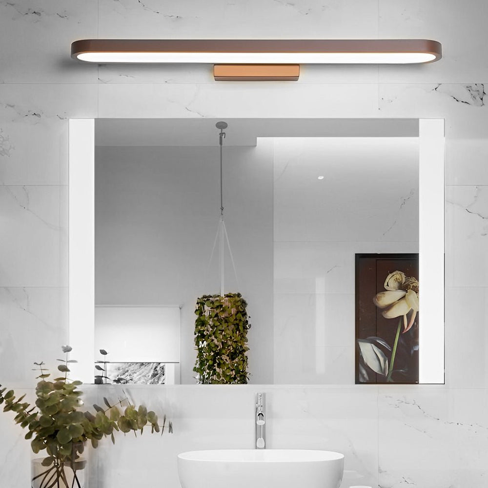 Annular Ring-Shaped LED Bathroom Vanity Light with 3-Step Dimming