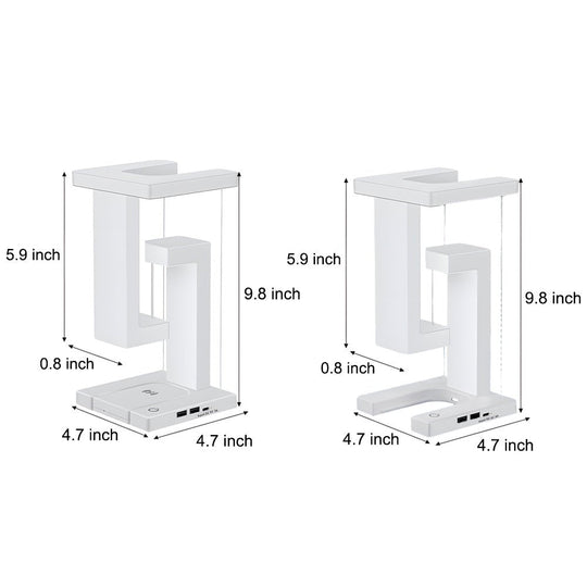 Anti Gravity LED Table Lamp with Wireless Charging and Touch Control