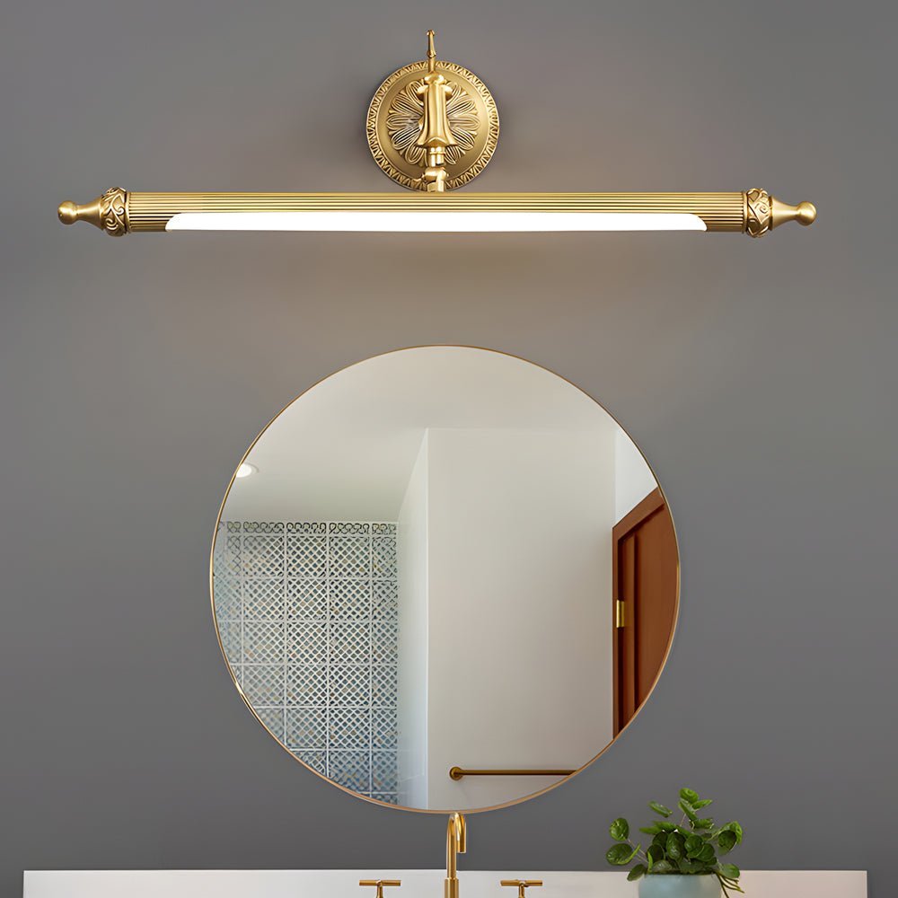 Antique Gold 180° Rotatable LED Vanity Light