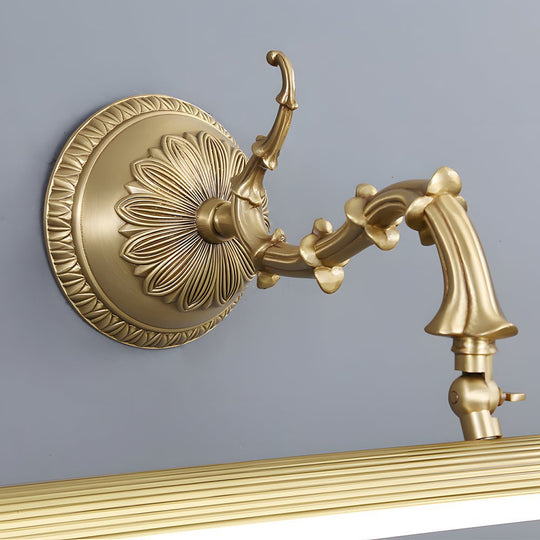 Antique Gold 180° Rotatable LED Vanity Light