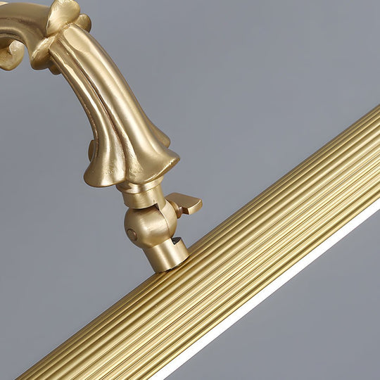 Antique Gold 180° Rotatable LED Vanity Light