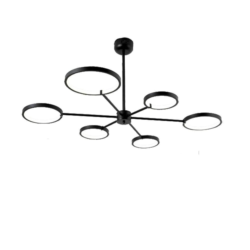Mini Sputnik Modern Metal & Silica Gel LED Chandelier