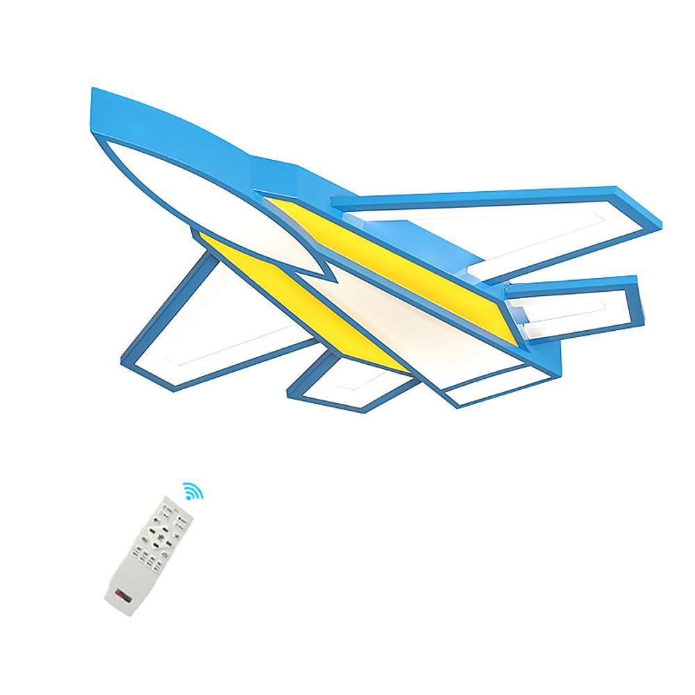 Cartoon Airplane LED Modern Ceiling Light – Flush Mount Fixture for Kids’ Rooms