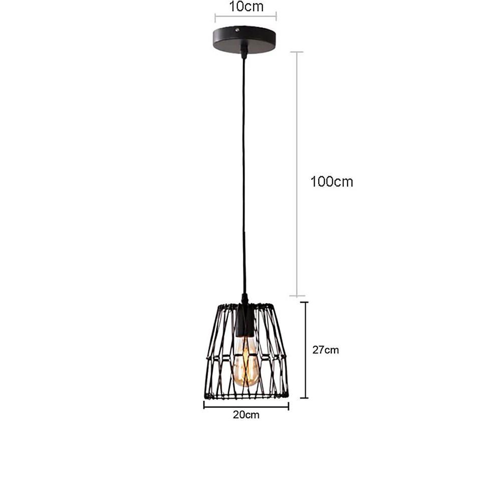 Wire Lantern Country Metal Pendant Light