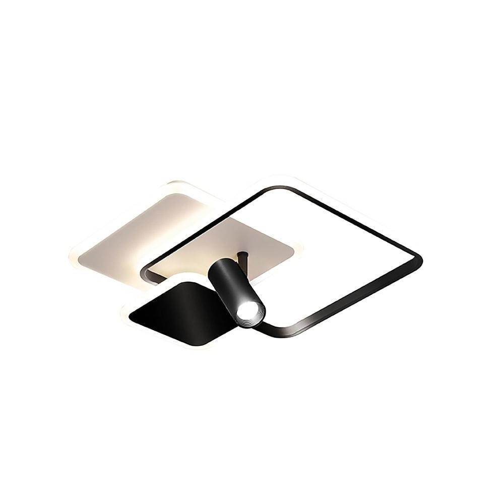 3 Square Metal LED Flush Mount Ceiling Light