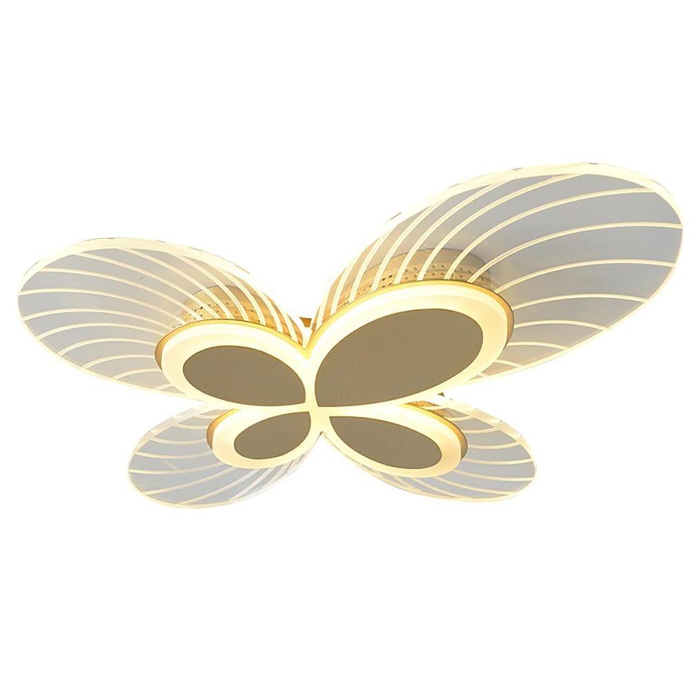 Butterflies Shaped Dimmable LED Nordic Flush Mount Ceiling Light