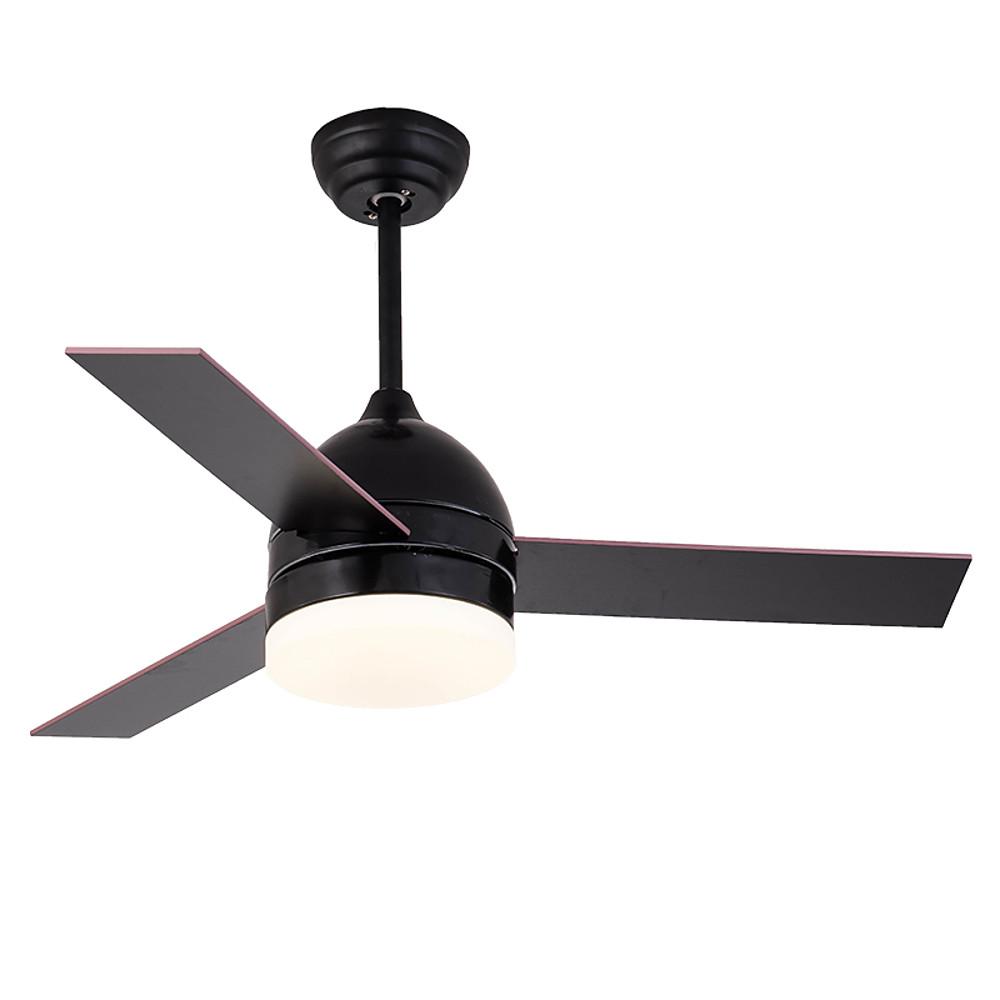 LED Nordic Ceiling Fan with Electroplated Finish