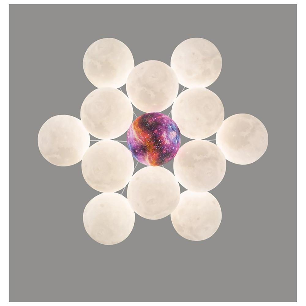 Modern Cluster Globe LED Chandelier Pendant Light