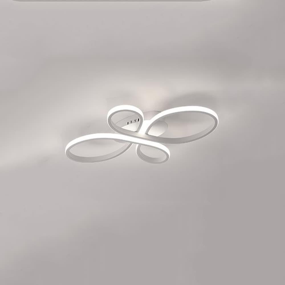 Intertwined Flower Shaped LED Modern Ceiling Light – Flush Mount