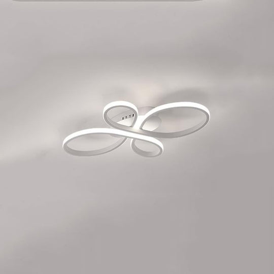 Intertwined Flower Shaped LED Modern Ceiling Light – Flush Mount