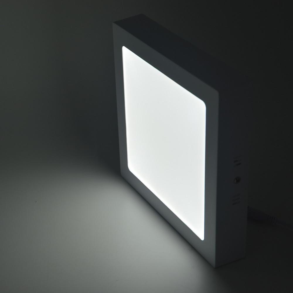 Square Metal Plastic LED Modern Bathroom Flush Mount Ceiling Light