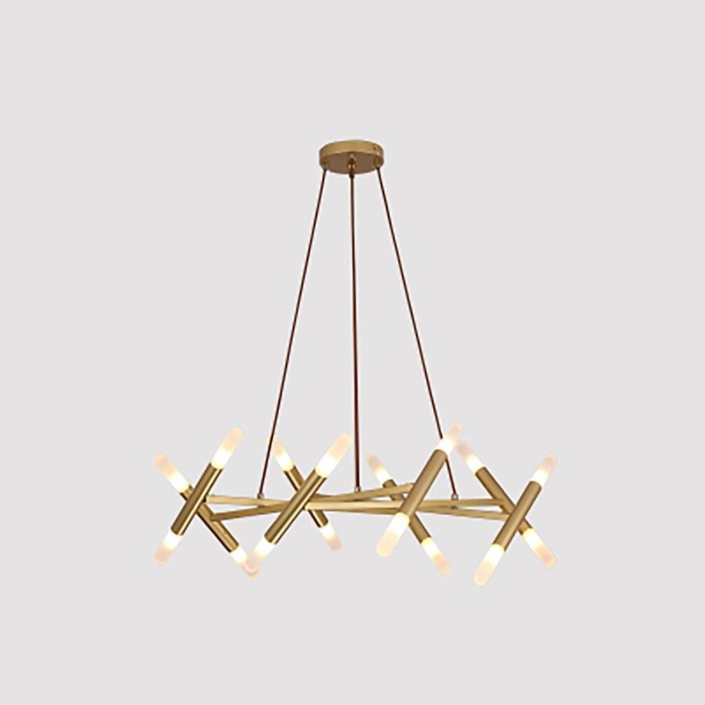 Creative Metal Design 16-Light LED Industrial Chandelier