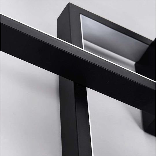 Display of Rectangles Abstract LED Flush Mount Ceiling Light
