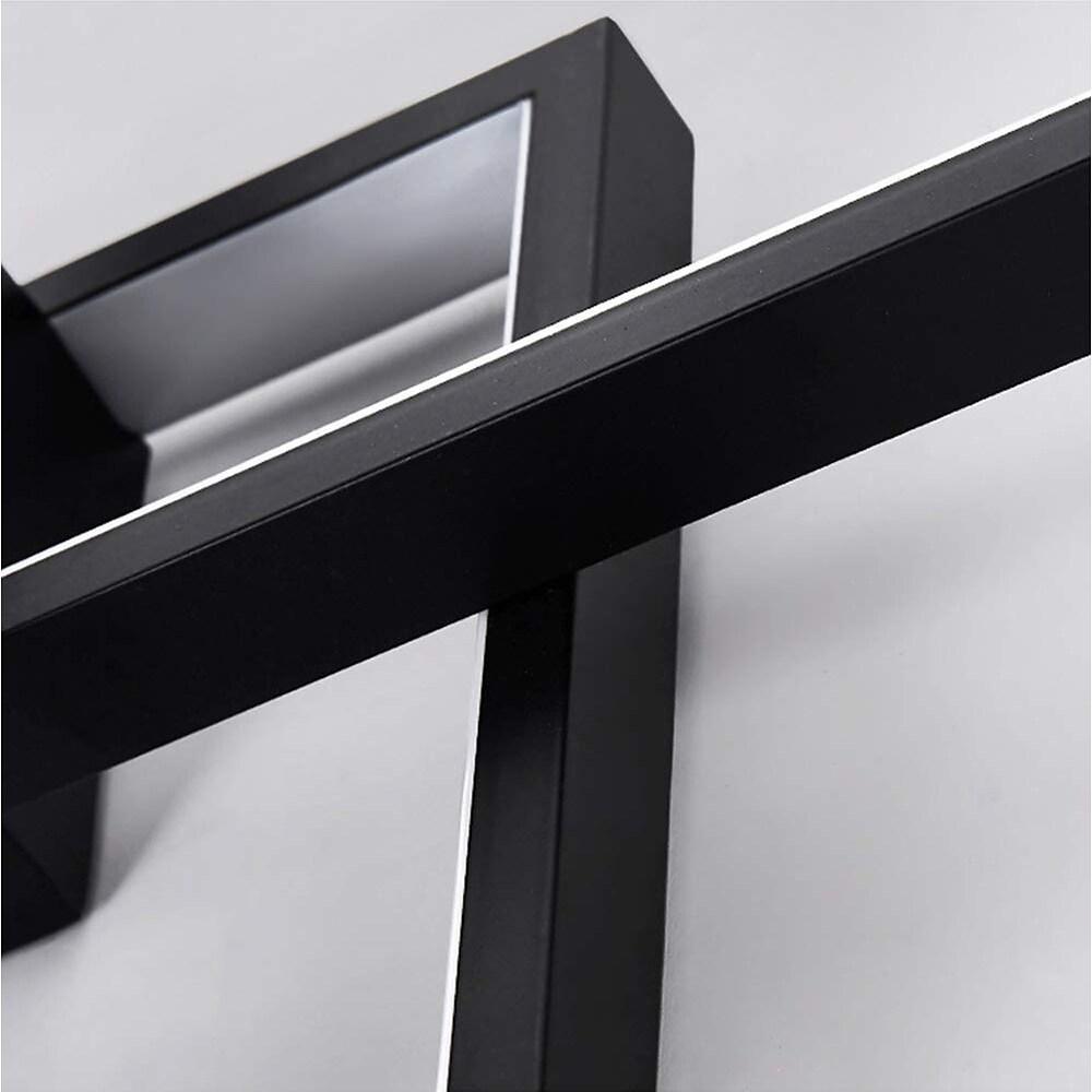 Multi Rectangle Large Flush Mount LED Ceiling Light with 3 Tiers