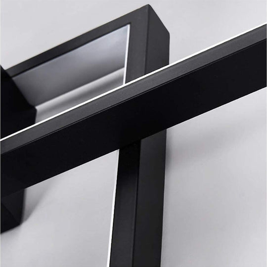 Multi Rectangle Large Flush Mount LED Ceiling Light with 3 Tiers