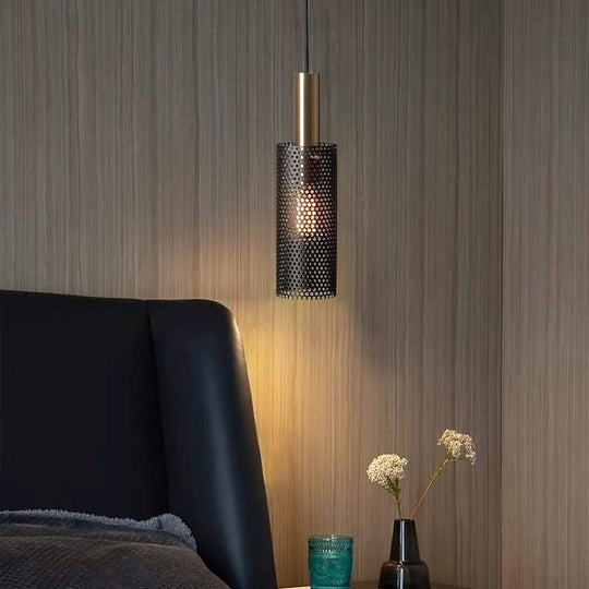 Cylinder Hanging Metal LED Pendant Light