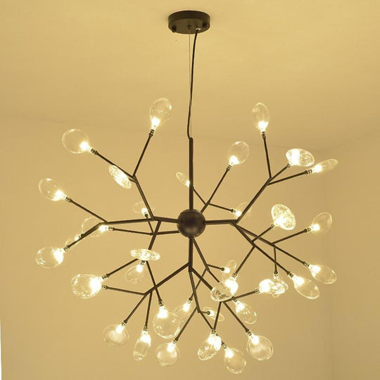 36 Lights LED Cluster Design Modern Sputnik Chandelier