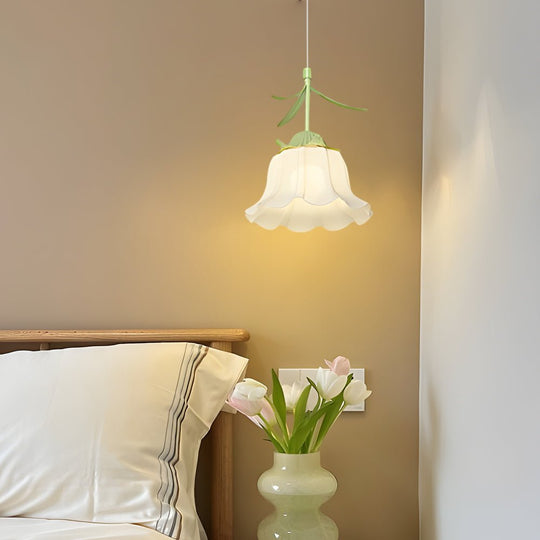 Bell Orchid Flower Pendant Light with 3-Step Dimming