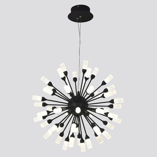 Novelty Cluster Globe Design LED Chandelier with Metal and Acrylic