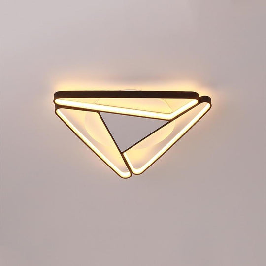 Geometric Design Modern LED Flush Mount Ceiling Light