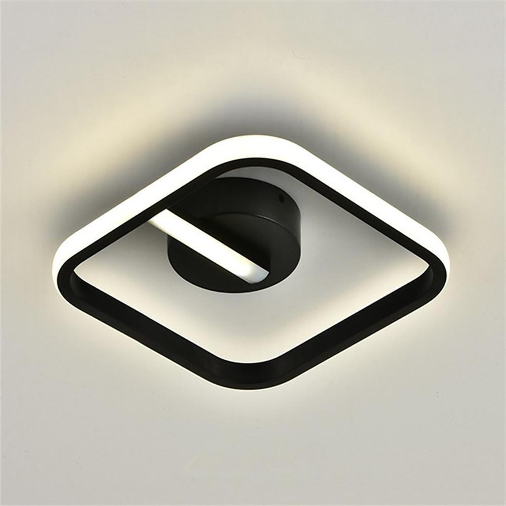 Rounded Triangle Modern LED Flush Mount Ceiling Light
