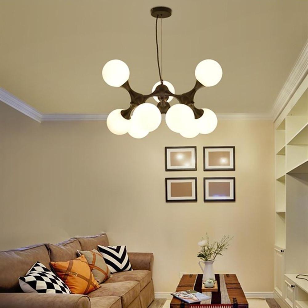 Modern Globe Sputnik 9-Light LED Chandelier