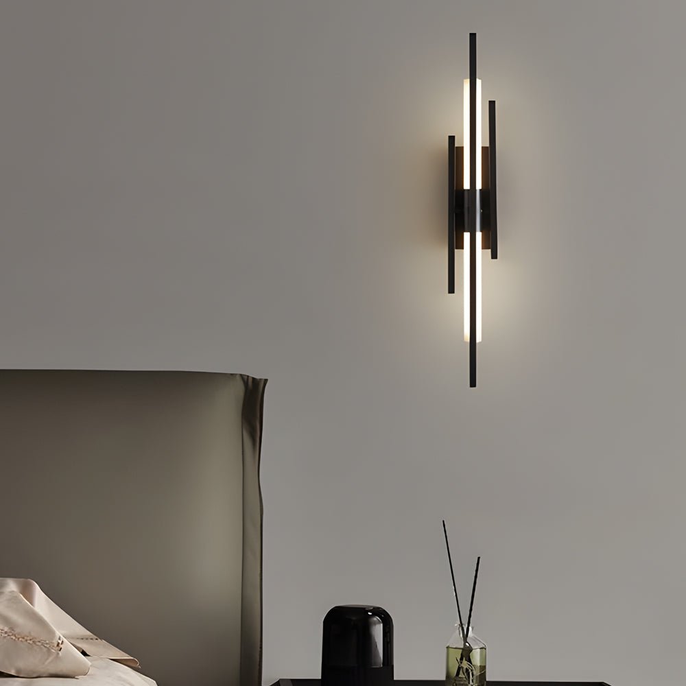 Black Gold Copper Modern LED Iron Acrylic Wall Light