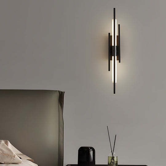 Black Gold Copper Modern LED Iron Acrylic Wall Light