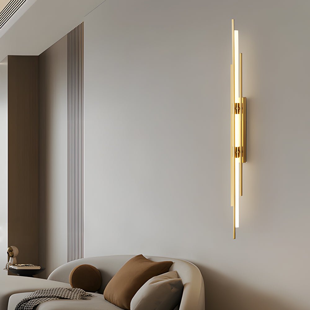Black Gold Copper Modern LED Iron Acrylic Wall Light