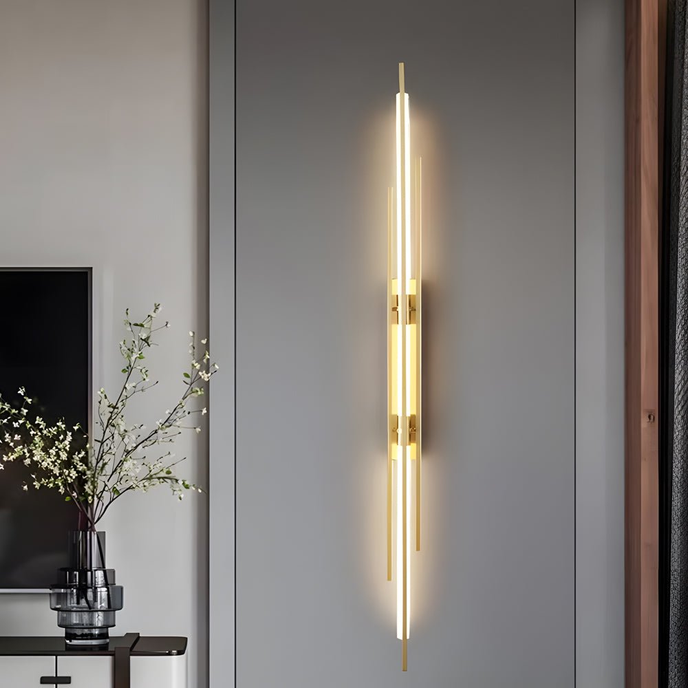 Black Gold Copper Modern LED Iron Acrylic Wall Light
