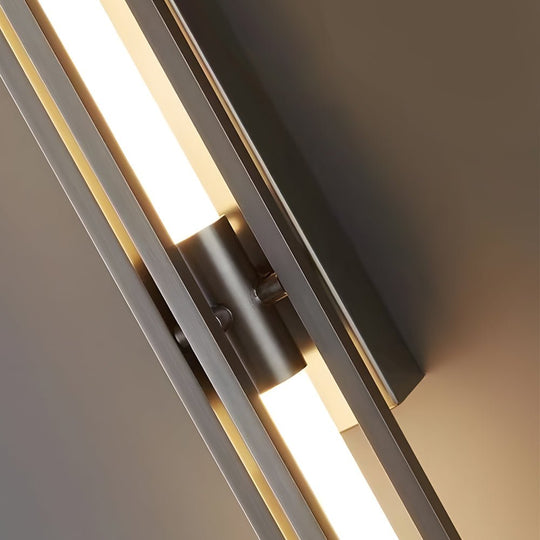 Black Gold Copper Modern LED Iron Acrylic Wall Light