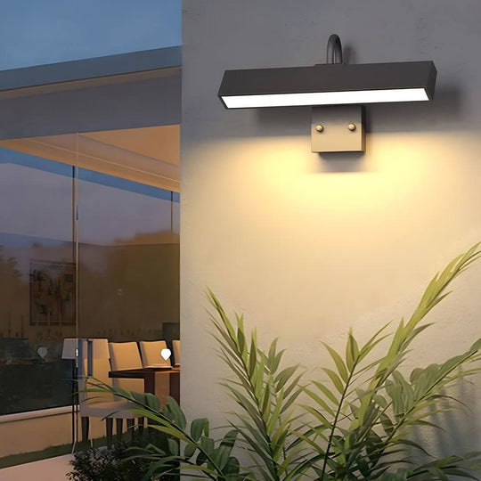 Black LED Wall Light for House Numbers