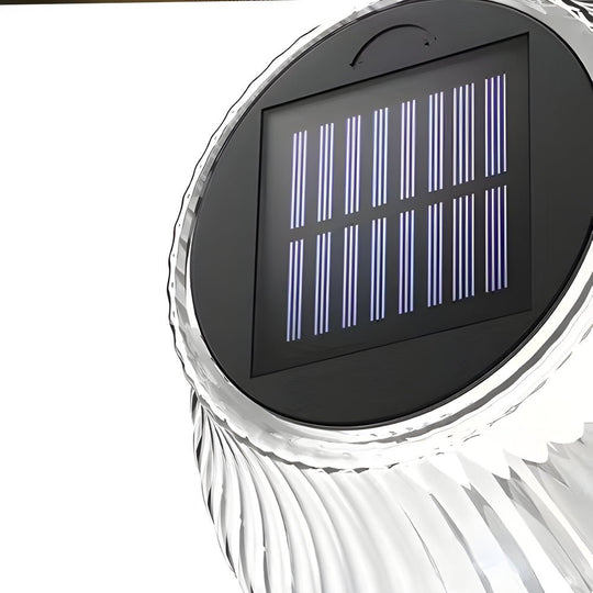 Black Metallic Arm Solar Outdoor Wall Light with Adjustable Shade