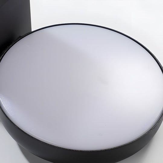 Black Motion Sensor Outdoor Wall Light Rotatable