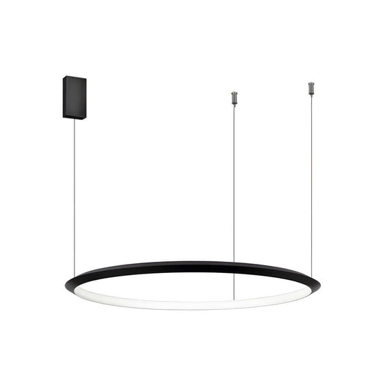 Black Ring LED Chandelier Pendant