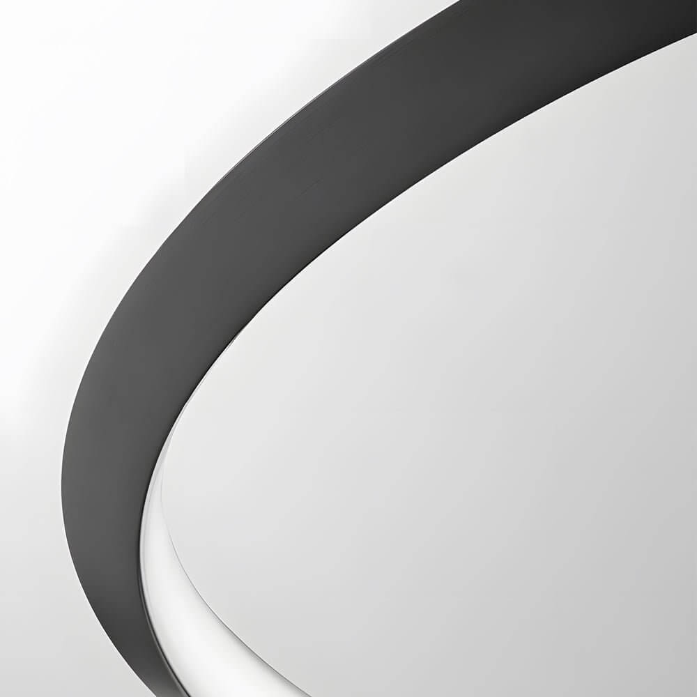 Black Ring LED Chandelier Pendant