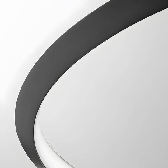 Black Ring LED Chandelier Pendant