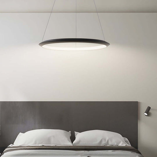Black Ring LED Chandelier Pendant