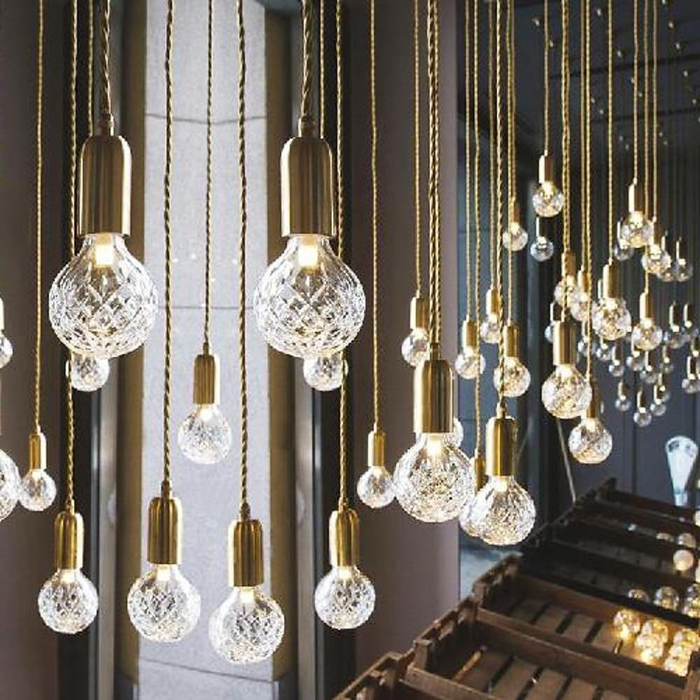 Cluster Glass Ball LED Nordic Pendant Light