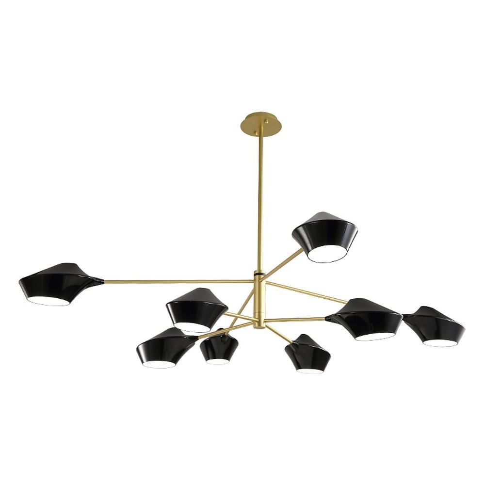 8 Light Artistic LED Industrial Sputnik Chandelier Hanging Ceiling Lights