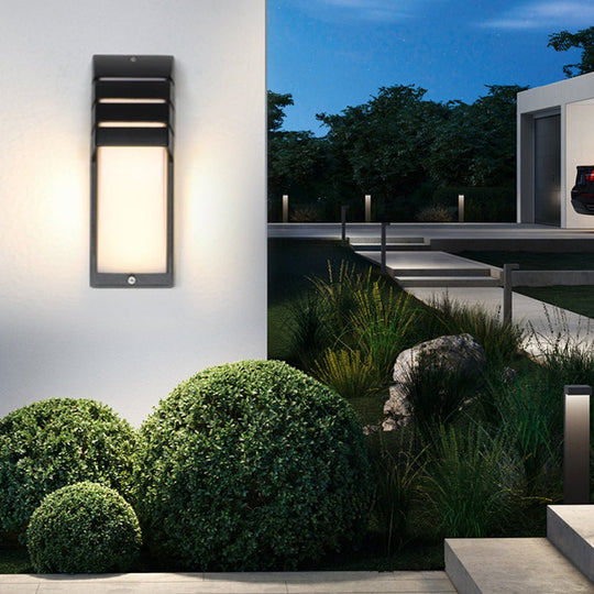 Motion Sensor LED Outdoor Wall Light Waterproof
