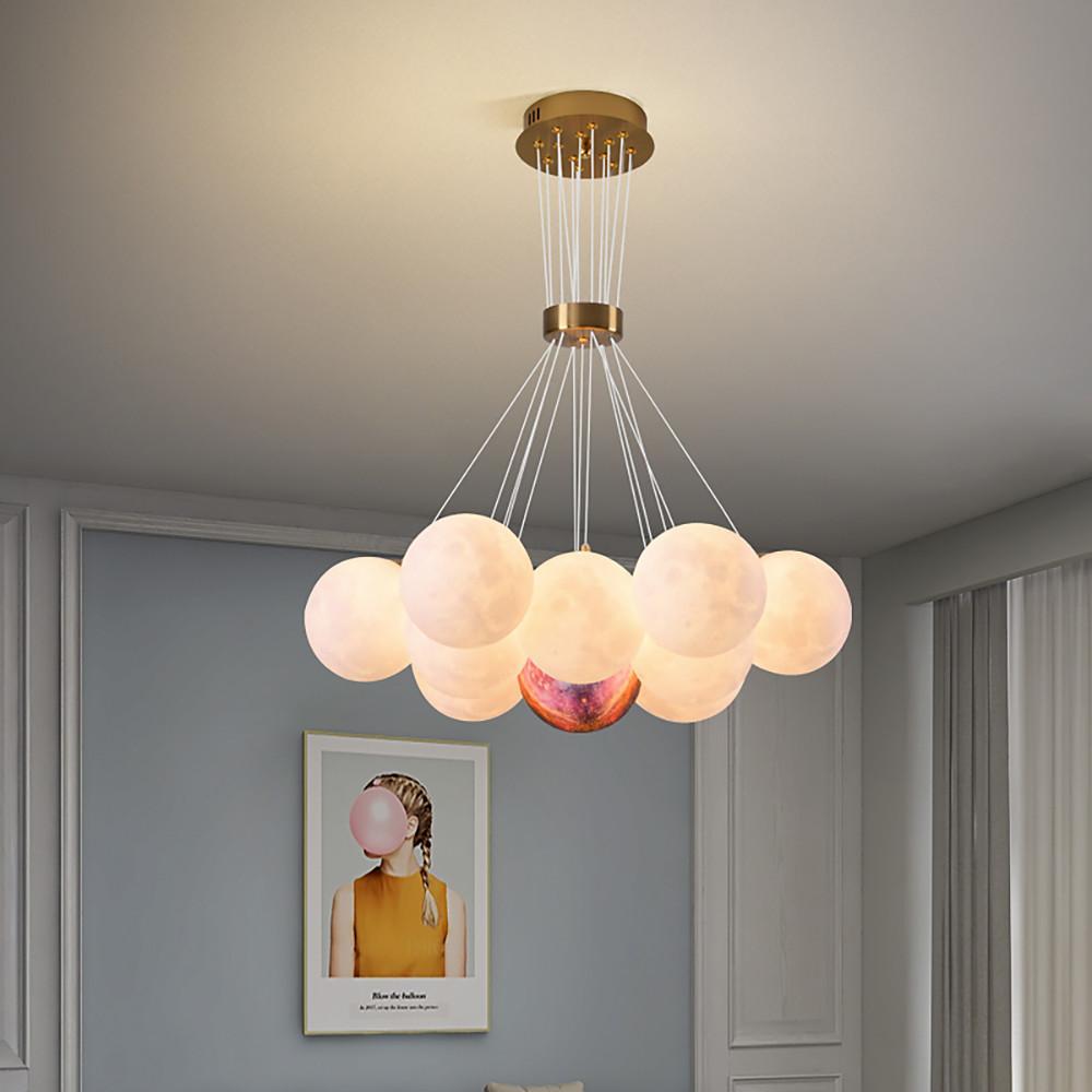 Modern Cluster Globe LED Chandelier Pendant Light