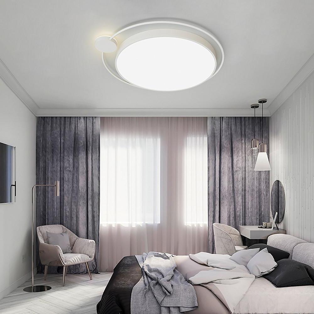 Circular Dimmable LED Nordic Flush Mount Ceiling Light