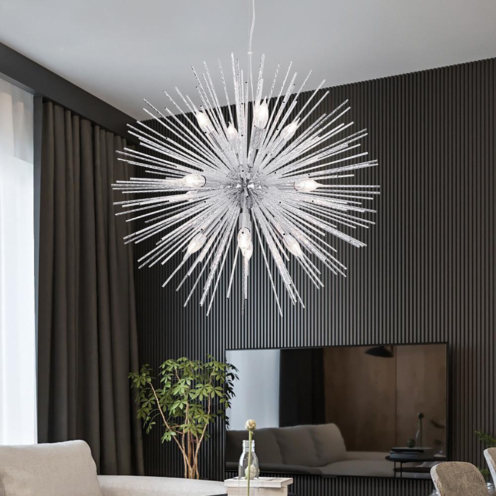 Unique Globe Design LED Electroplated Metal Pendant Light