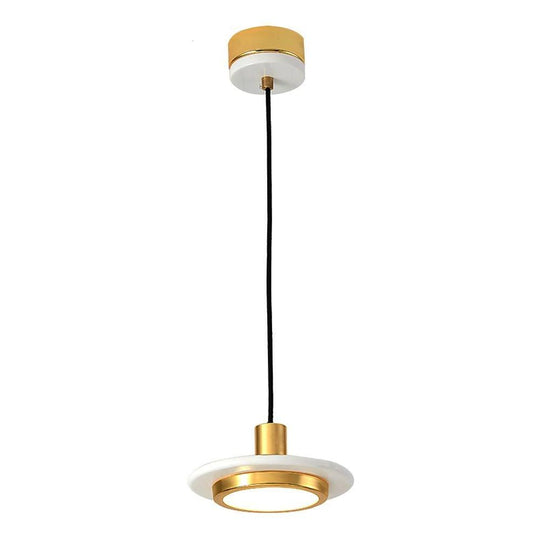 Traditional Classic Metal & Acrylic Pendant Light – Modern Nordic LED Circle Design