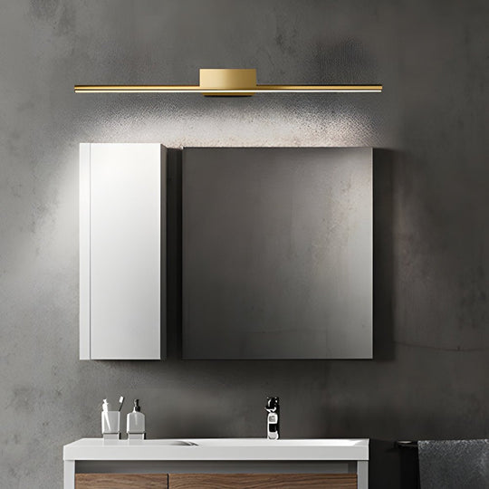 Brushed Brass Linear LED Vanity Light