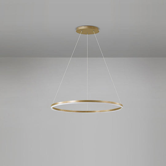 Circle LED Modern Chandelier Pendant Light