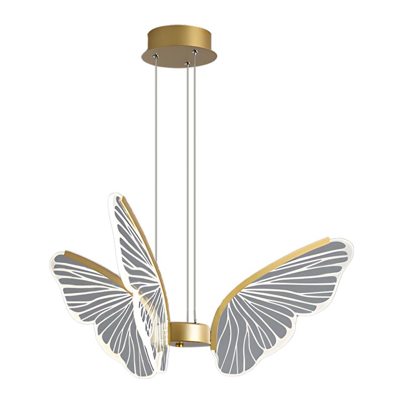 Butterflies LED Dimmable with Remote Control Modern Chandelier